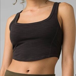 prAna Becksa Bralette Sports Bra in Heather Gray